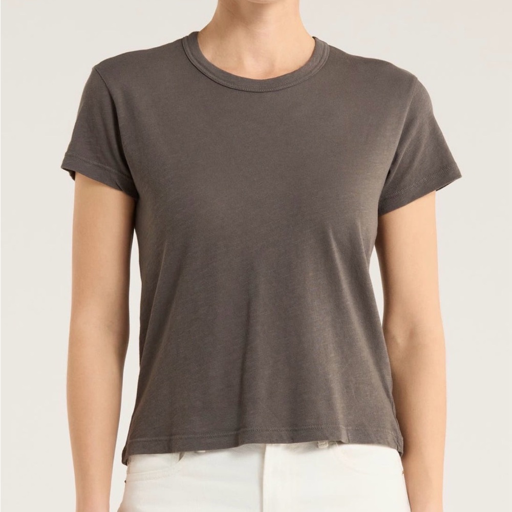 Buck Mason NWT Women's Charcoal Short Sleeve Crewneck Tee